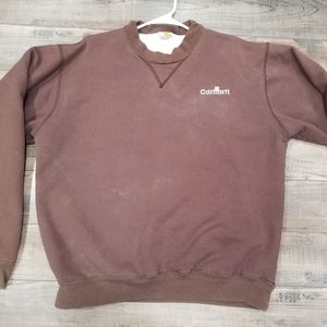 Vintage carhartt crew neck sweatshirt. Thermal lined